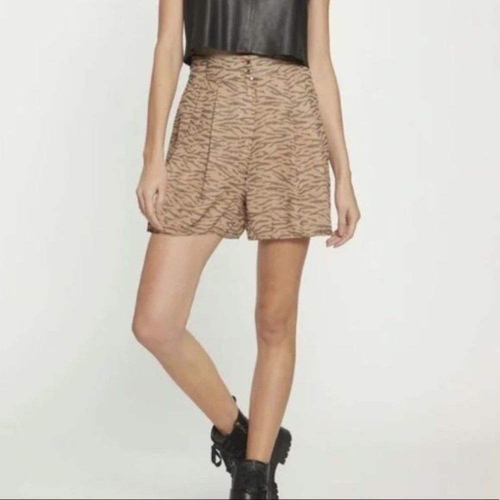 Walter Baker Nanette Bali Tiger Shorts